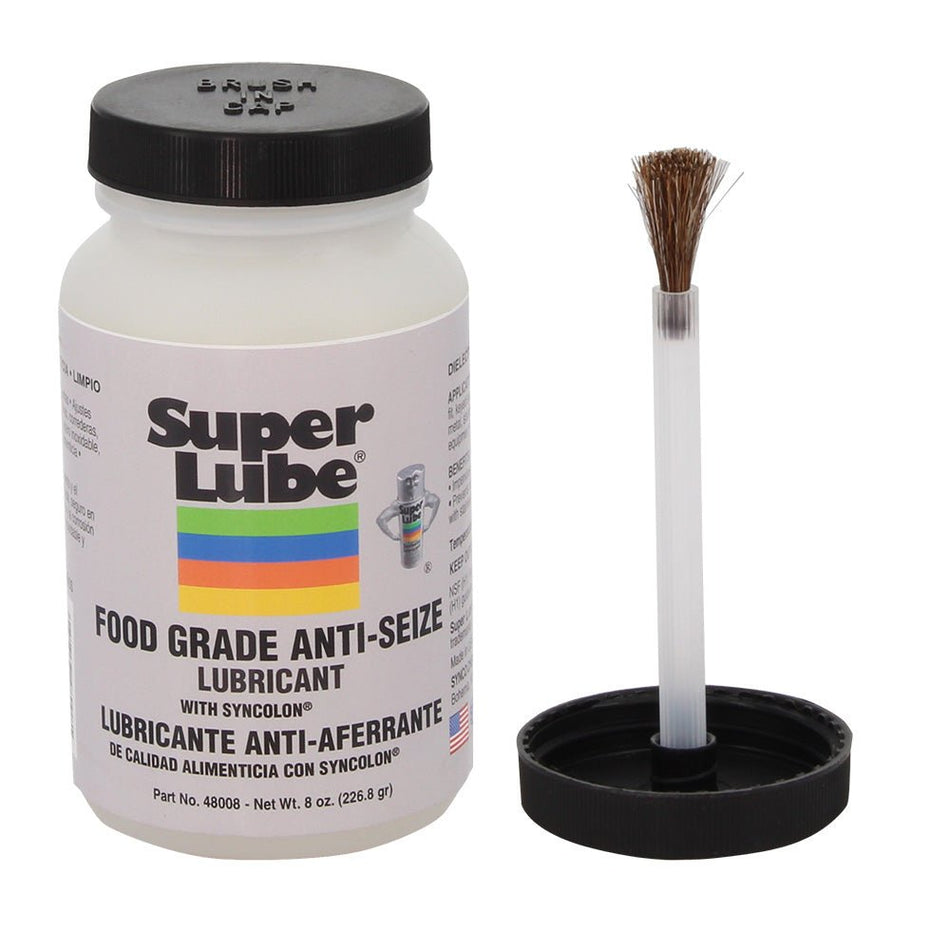 Super Lube Food Grade Anti - Seize w/Syncolon - 8oz Brush Bottle - Get Tight Gear