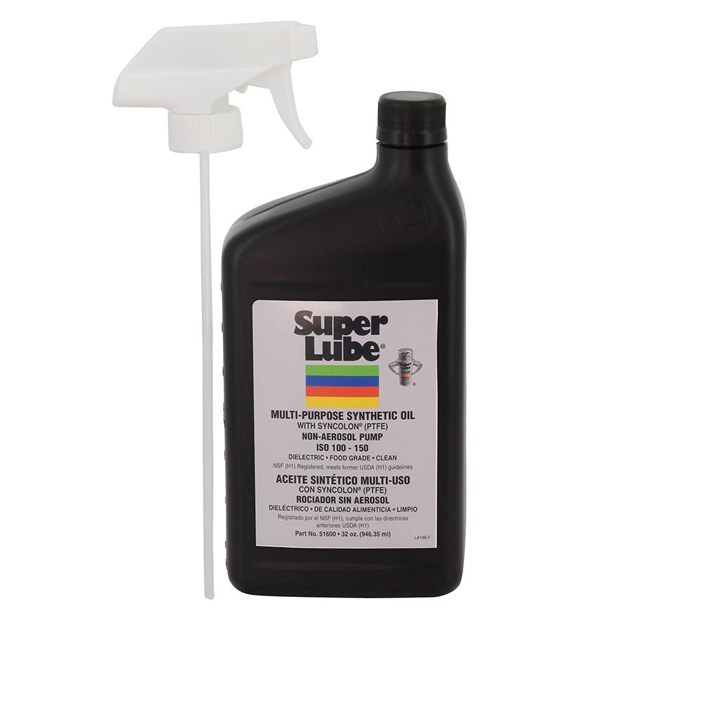 Super Lube Food Grade Synthetic Oil - 1qt Trigger Sprayer - Get Tight Gear
