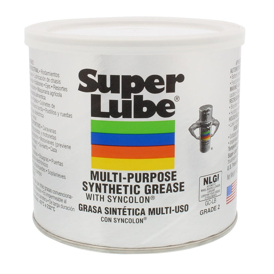 Super Lube Multi - Purpose Synthetic Grease w/Syncolon - 14.1oz Canister - Get Tight Gear