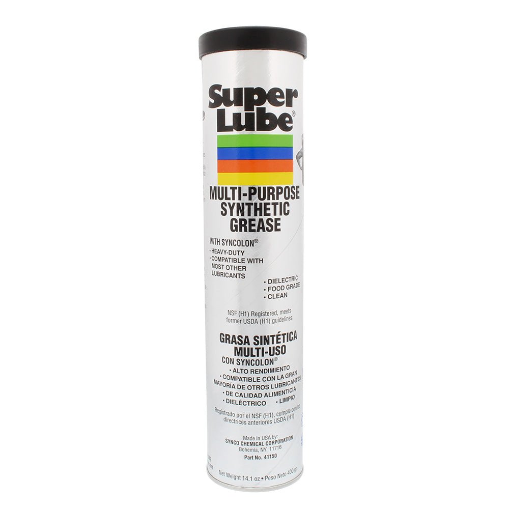 Super Lube Multi - Purpose Synthetic Grease w/Syncolon - 14.1oz Cartridge - Get Tight Gear