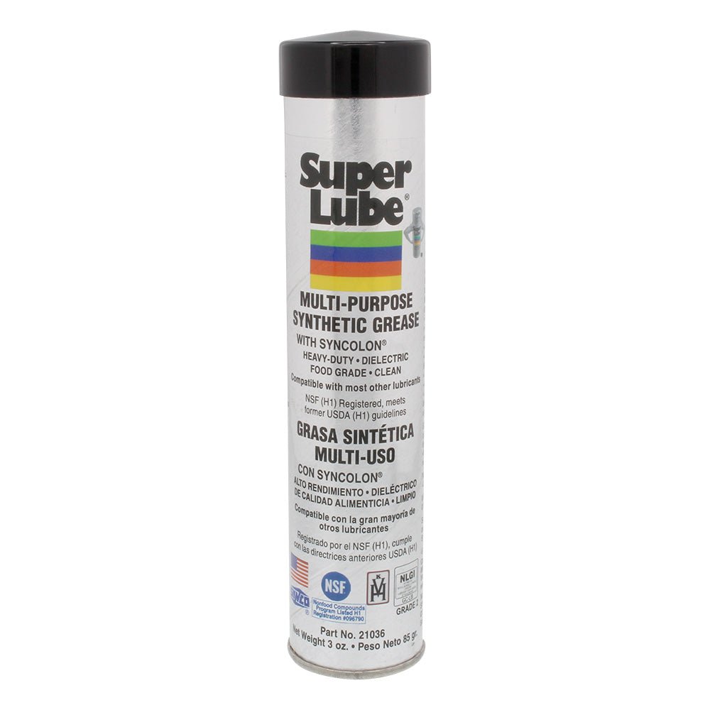 Super Lube Multi - Purpose Synthetic Grease w/Syncolon - 3oz Cartridge - Get Tight Gear