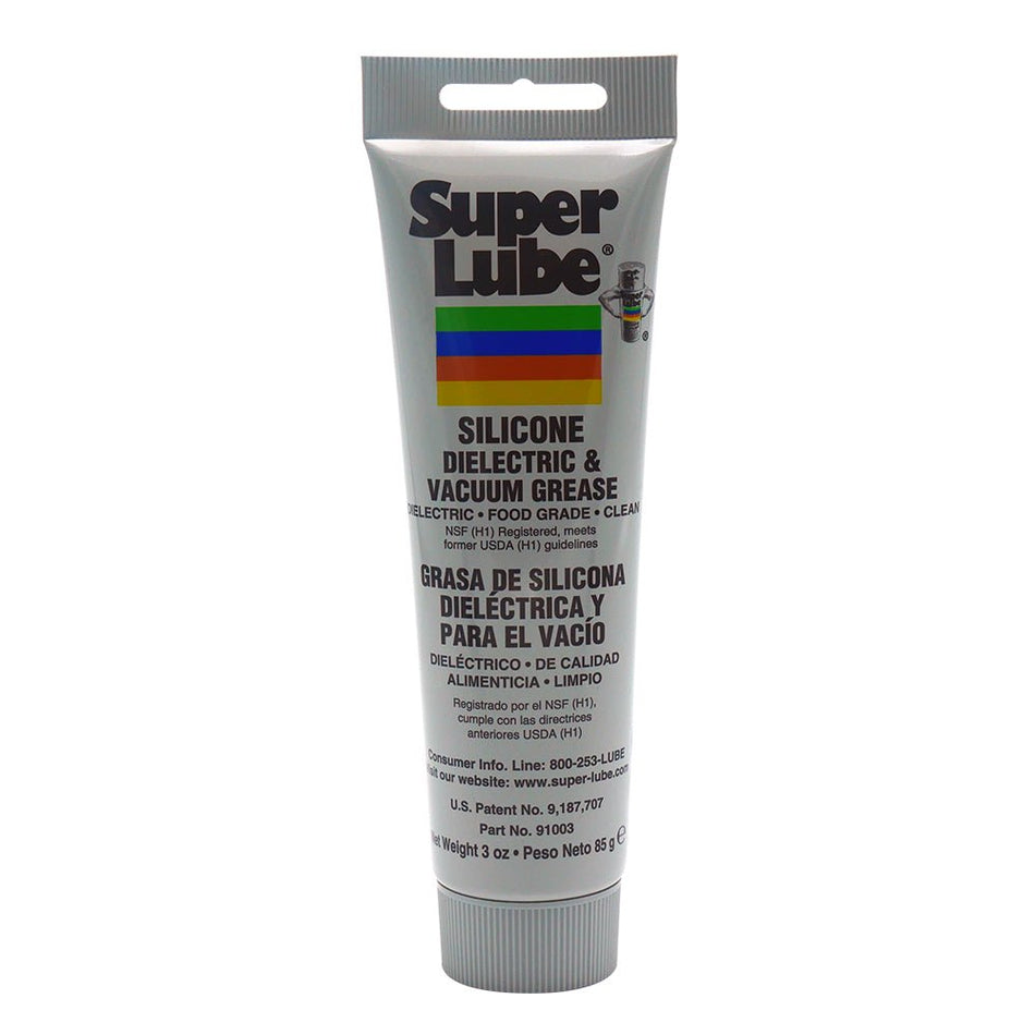 Super Lube Silicone Dielectric & Vacuum Grease - 3oz Tube - Get Tight Gear