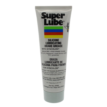 Super Lube Silicone Lubricating Brake Grease w/Syncolon - 8oz Tube - Get Tight Gear