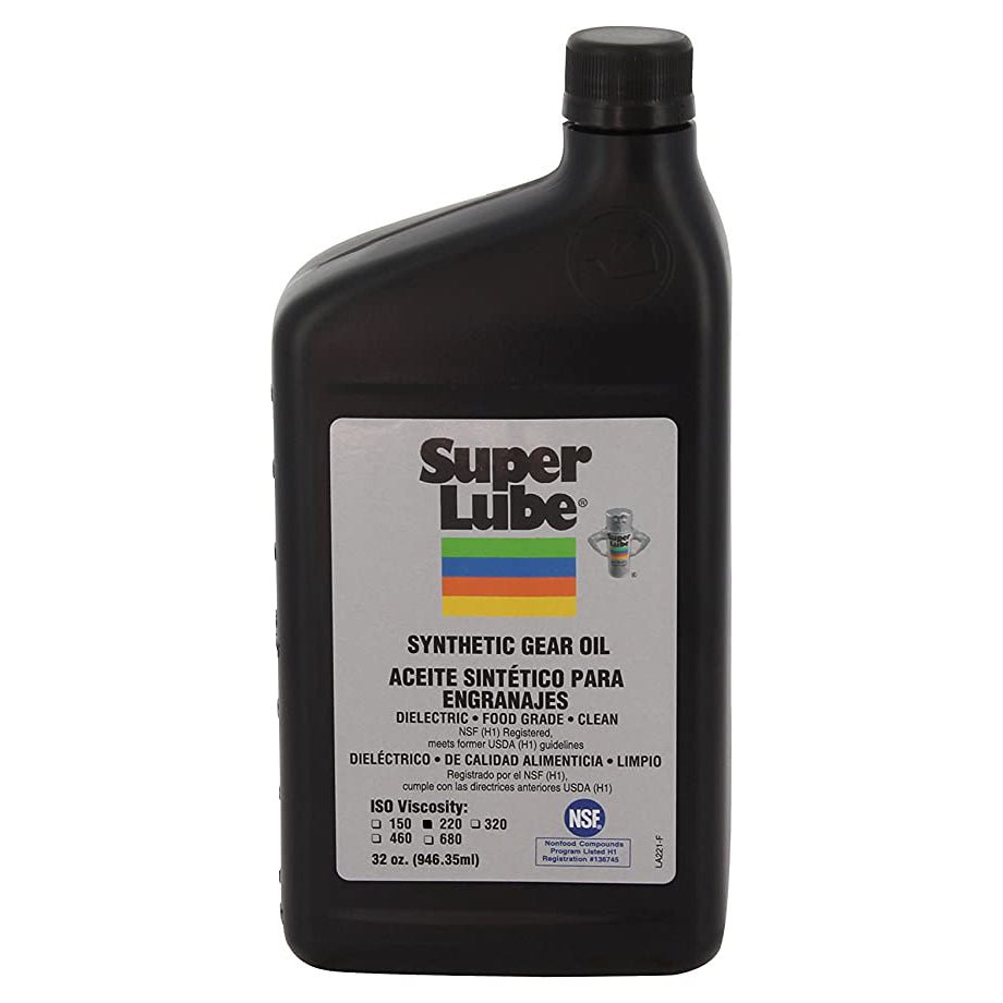 Super Lube Synthetic Gear Oil IOS 220 - 1qt - Get Tight Gear