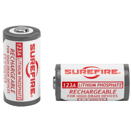 SUREFIRE LFP 123A RECHARGE BATT 2PK - Get Tight Gear
