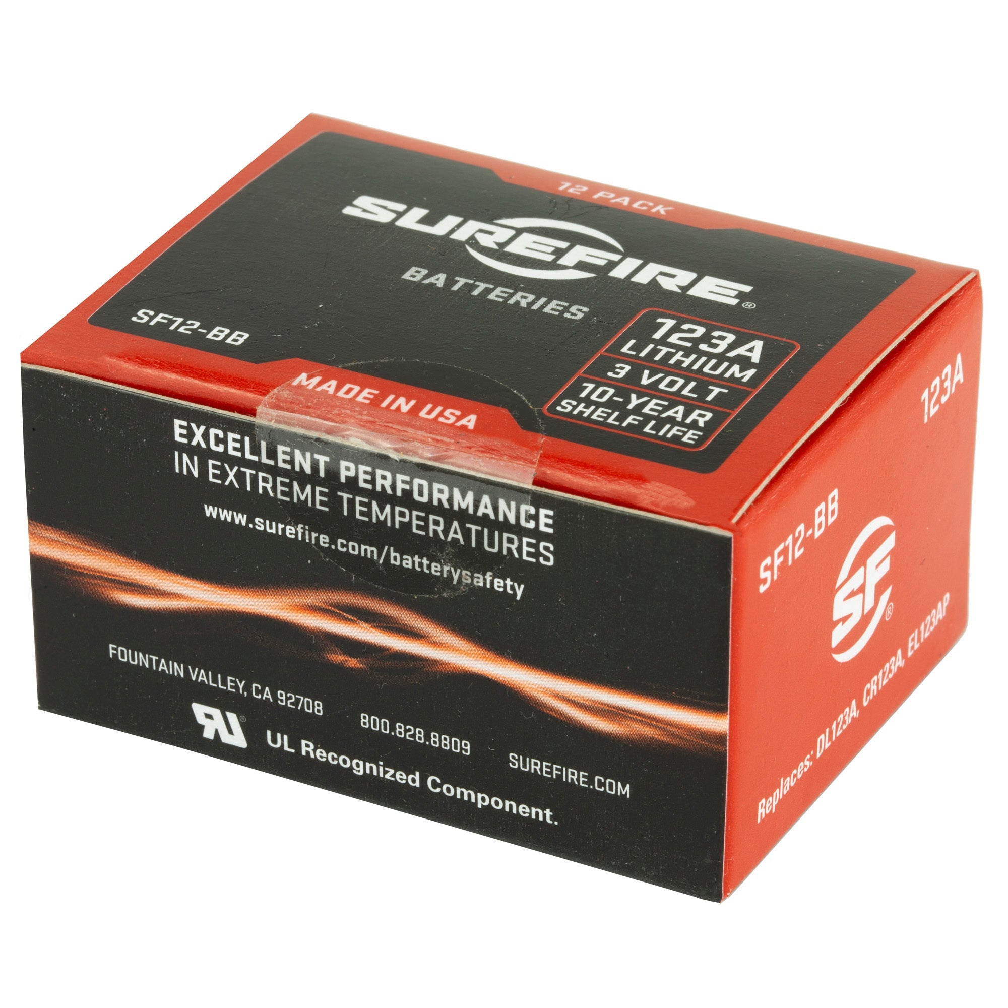 SUREFIRE SF123A BATTERIES 12PK - Get Tight Gear
