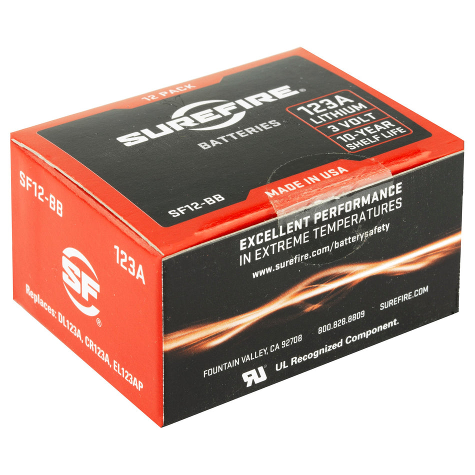 SUREFIRE SF123A BATTERIES 12PK - Get Tight Gear