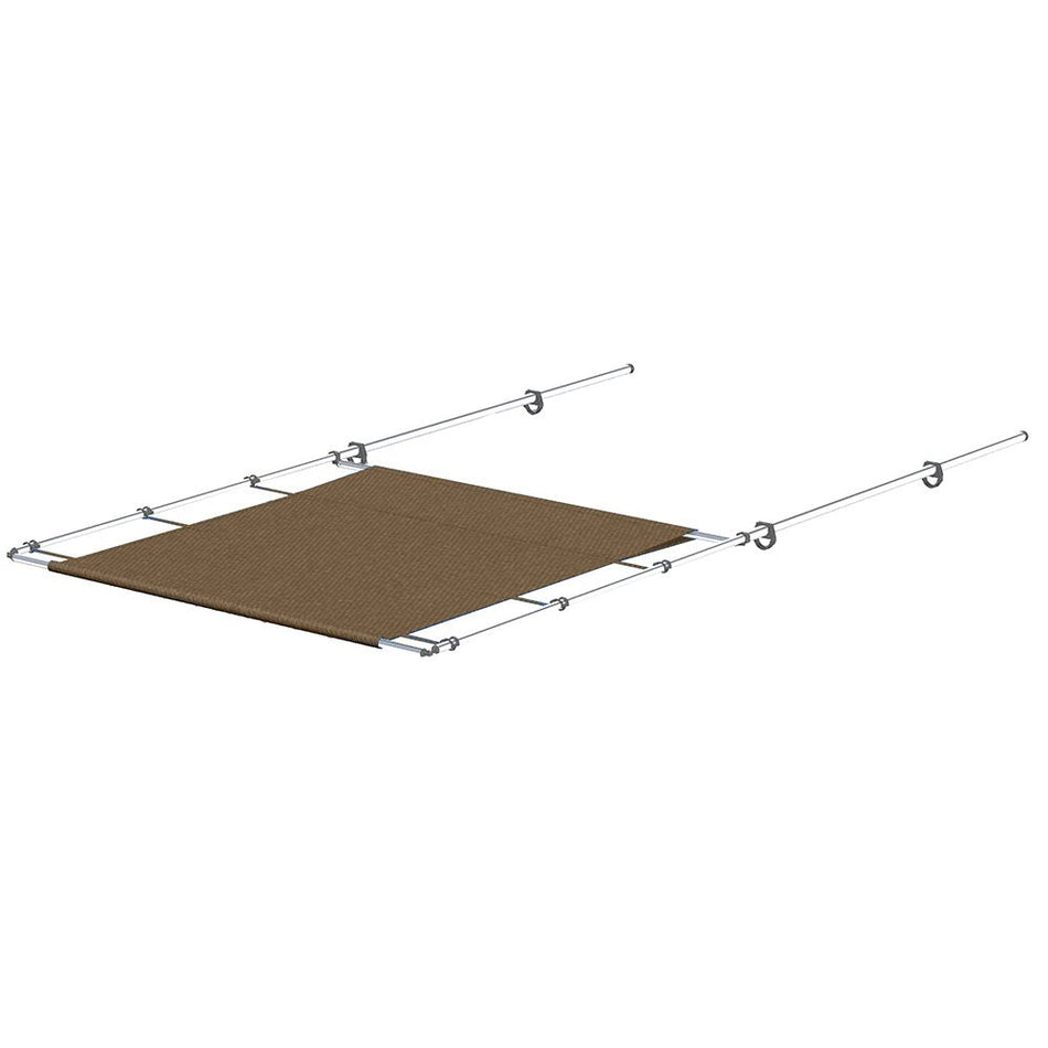SureShade PTX Power Shade - 57" Wide - Stainless Steel - Toast - Get Tight Gear