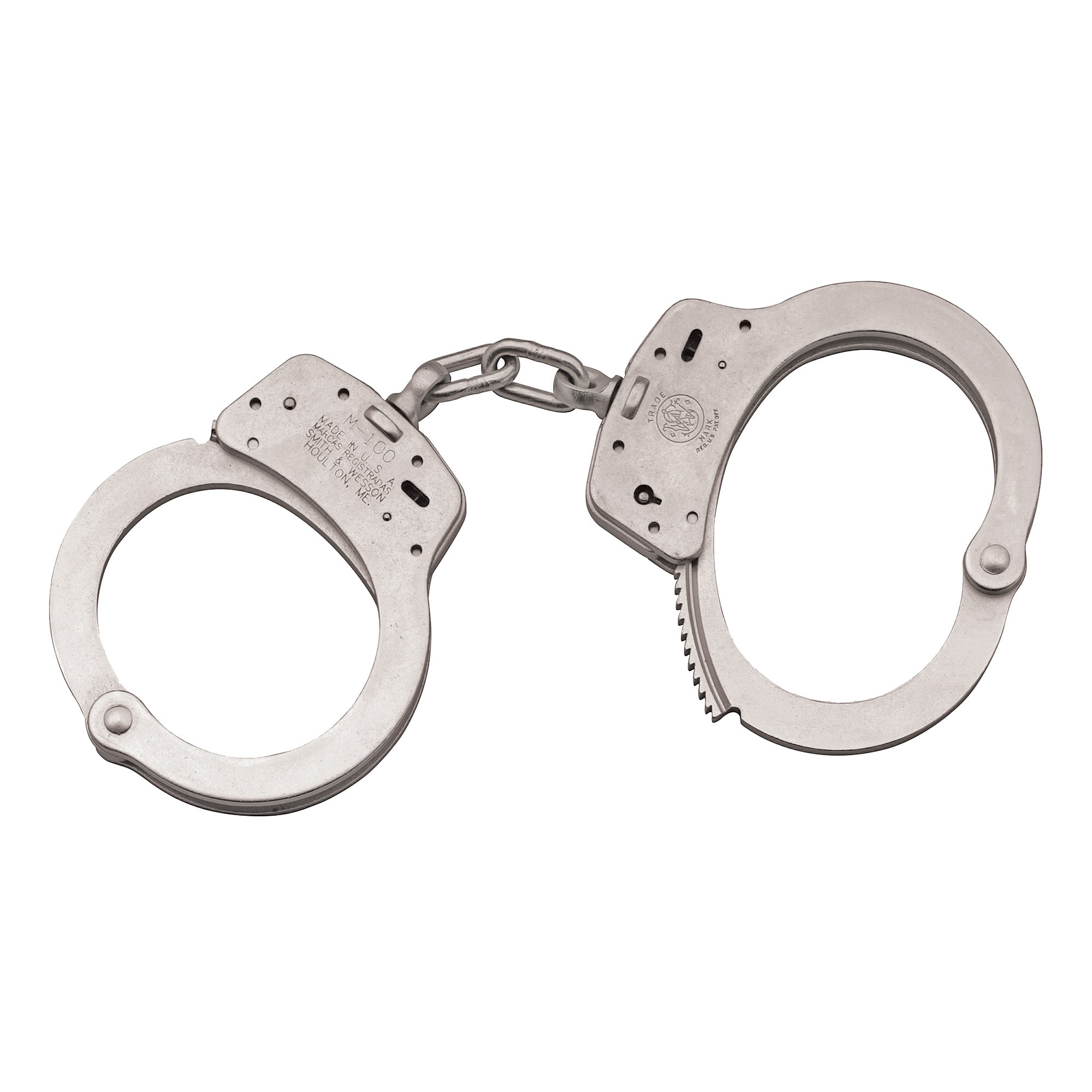 S&W 100 HANDCUFFS NICKEL - Get Tight Gear