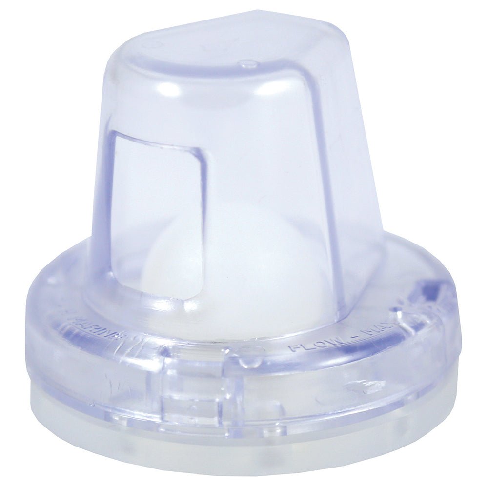T - H Marine Flow - Max Ball Scupper - Clear - Get Tight Gear