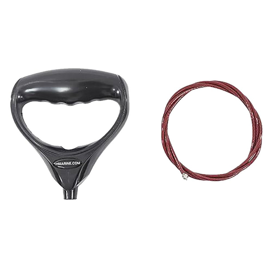 T - H Marine G - Force Trolling Motor Handle & Cable - Black - Get Tight Gear