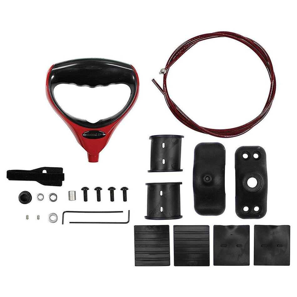 T - H Marine G - Force Trolling Motor Handle & Cable w/Trolling Motor Clamp - Red - Get Tight Gear