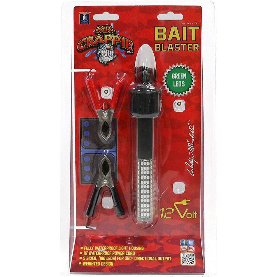 T - H Marine Mr. Crappie Bait Blaster - Underwater Green Light - Get Tight Gear