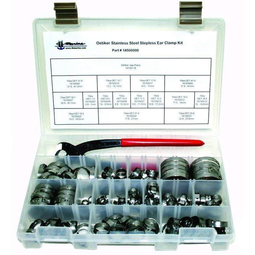 T - H Marine Oetiker Stepless Clamp Kit w/Pliers - Get Tight Gear