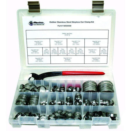 T - H Marine Oetiker Stepless Clamp Kit w/Pliers - Get Tight Gear