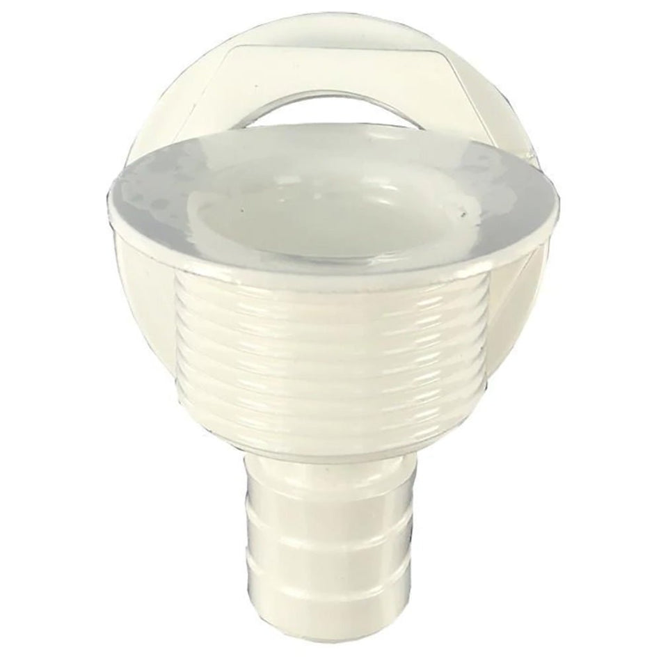 T - H Marine Straight Barbed All - Purpose Drain - White - Get Tight Gear