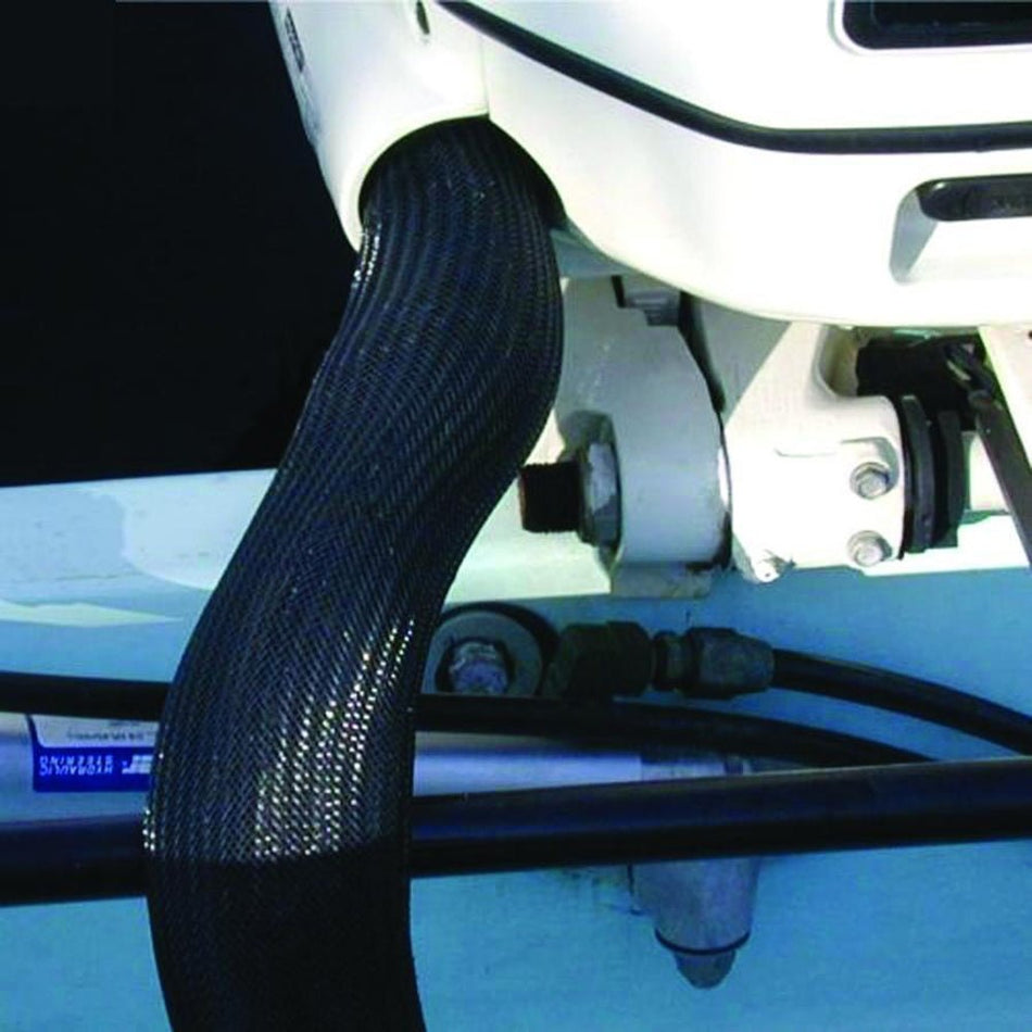 T - H Marine T - H FLEX 1 - 1/2" Expandable Braided Sleeving - 50' Roll - Get Tight Gear
