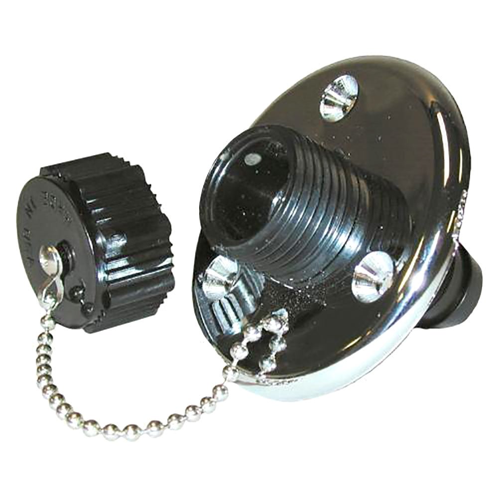 T - H Marine Washdown Valve w/Chrome Base - Get Tight Gear