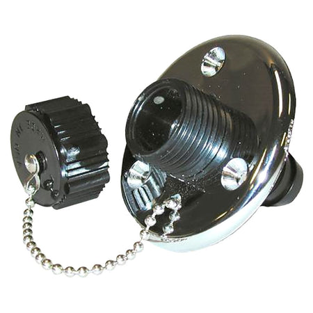 T - H Marine Washdown Valve w/Chrome Base - Get Tight Gear