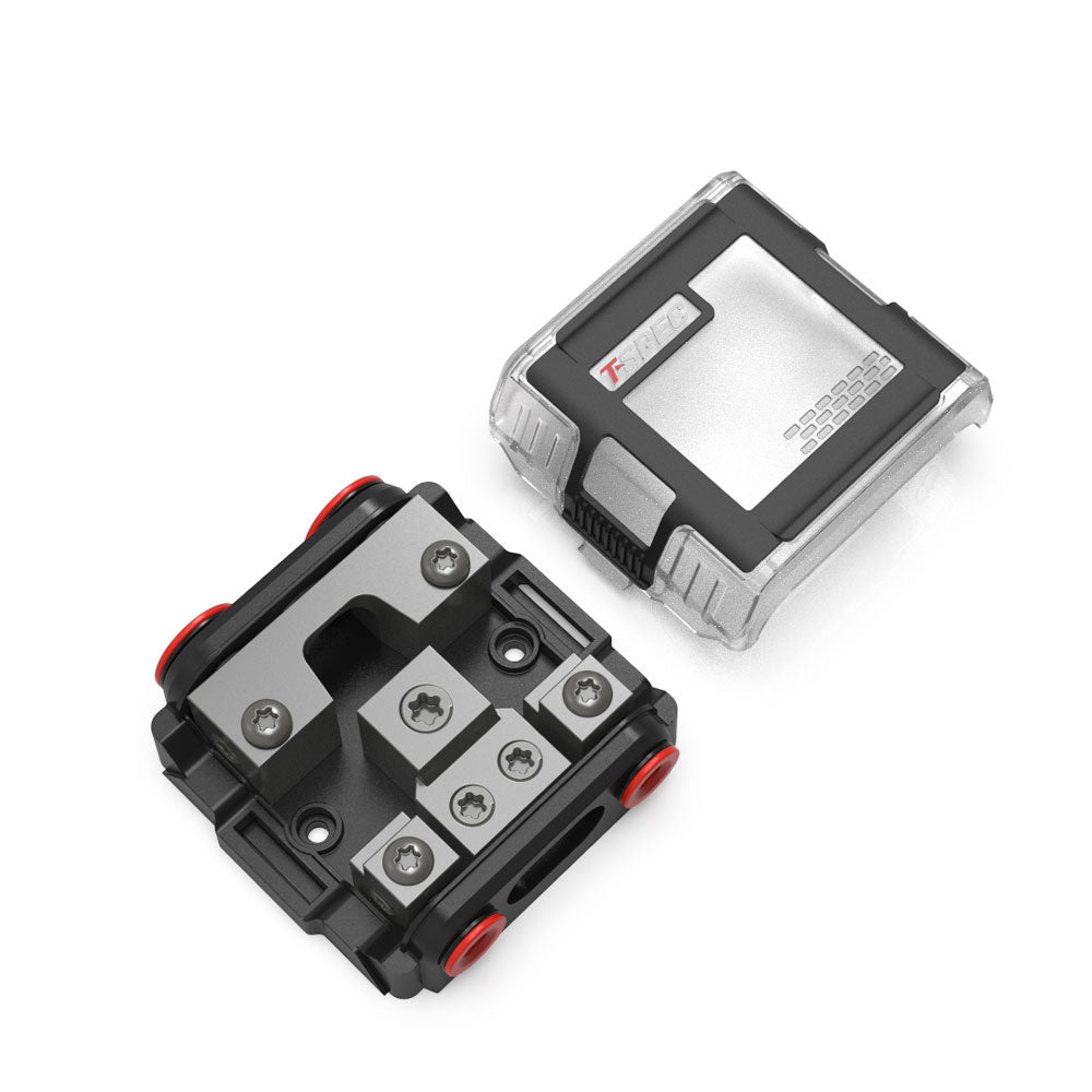 T - Spec VPNB2 MANL 2 Position All - In - One Distribution Block w/Cover - Get Tight Gear