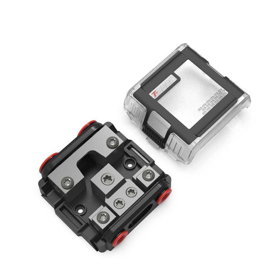 T - Spec VPNB2 MANL 2 Position All - In - One Distribution Block w/Cover - Get Tight Gear