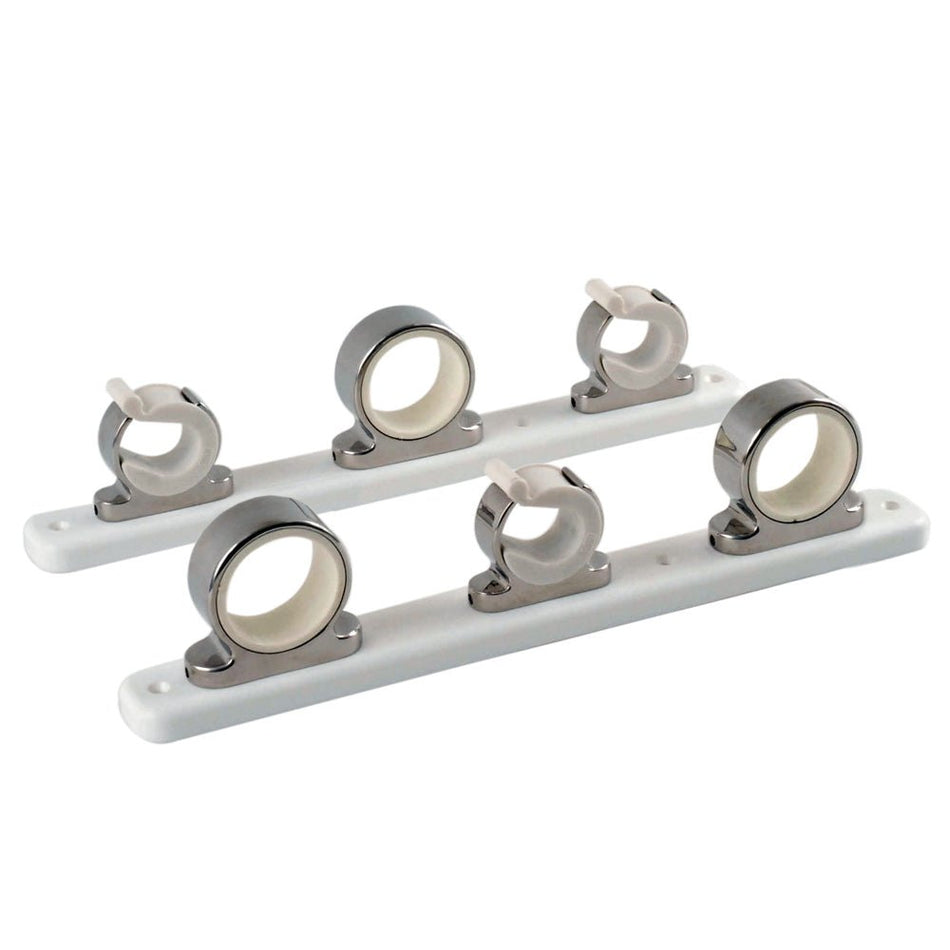 TACO 3 - Rod Hanger w/Poly Rack - Polished Stainless Steel - Get Tight Gear