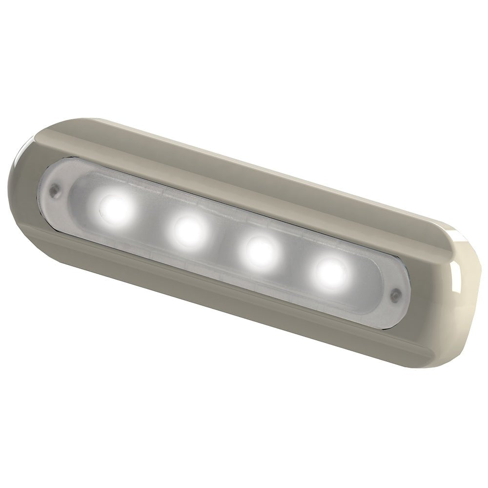 TACO 4 - LED Deck Light - Flat Mount - White Housing - Get Tight Gear