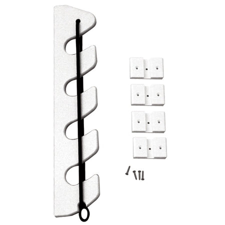 TACO 4 - Rod Poly Bungee Rod Holder Rack - White - Get Tight Gear