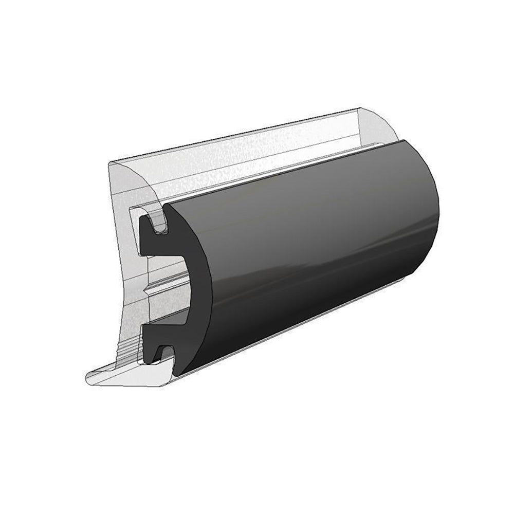 TACO 70' Flexible Black Rub Rail Insert 1 - 3/16" x 1/2" - Get Tight Gear