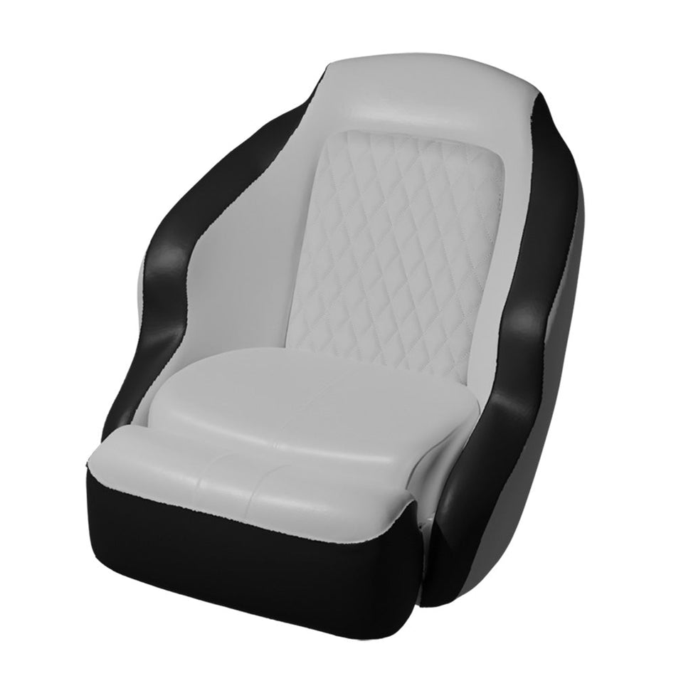 TACO Anclote Diamond Bucket Seat - White/Black - Get Tight Gear