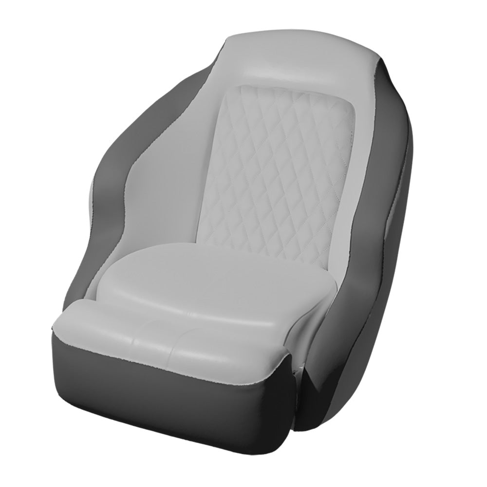 TACO Anclote Diamond Bucket Seat - White/Grey - Get Tight Gear