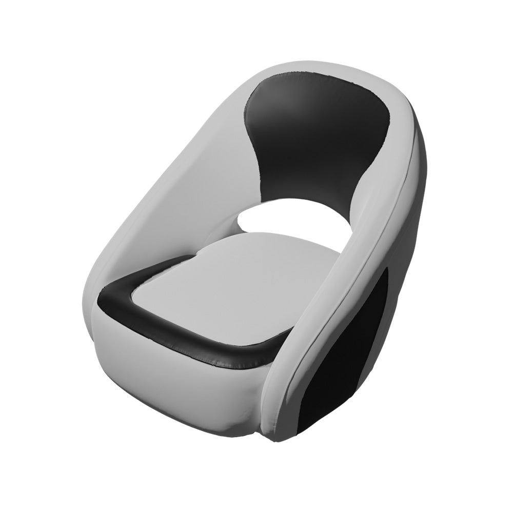 TACO Caladesi Smooth Bucket Seat - Grey/Black - Get Tight Gear
