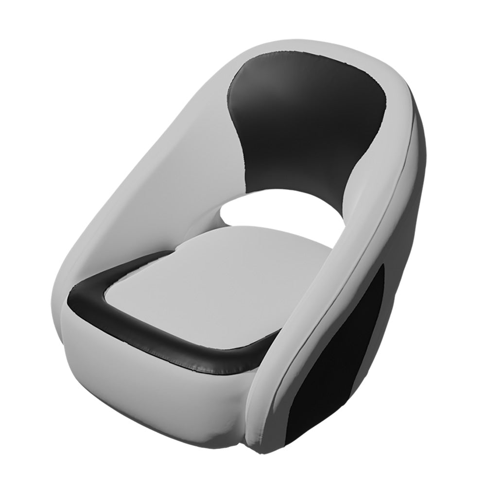 TACO Caladesi Smooth Bucket Seat - White/Black - Get Tight Gear