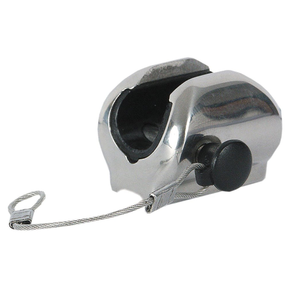 TACO Concave Deck Hinge w/Pin & Lanyard - Fits 7/8" Tube - Get Tight Gear
