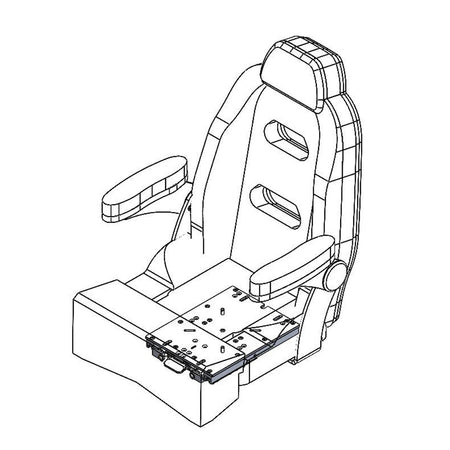 TACO Low Profile Adjustable Seat Slide - Get Tight Gear
