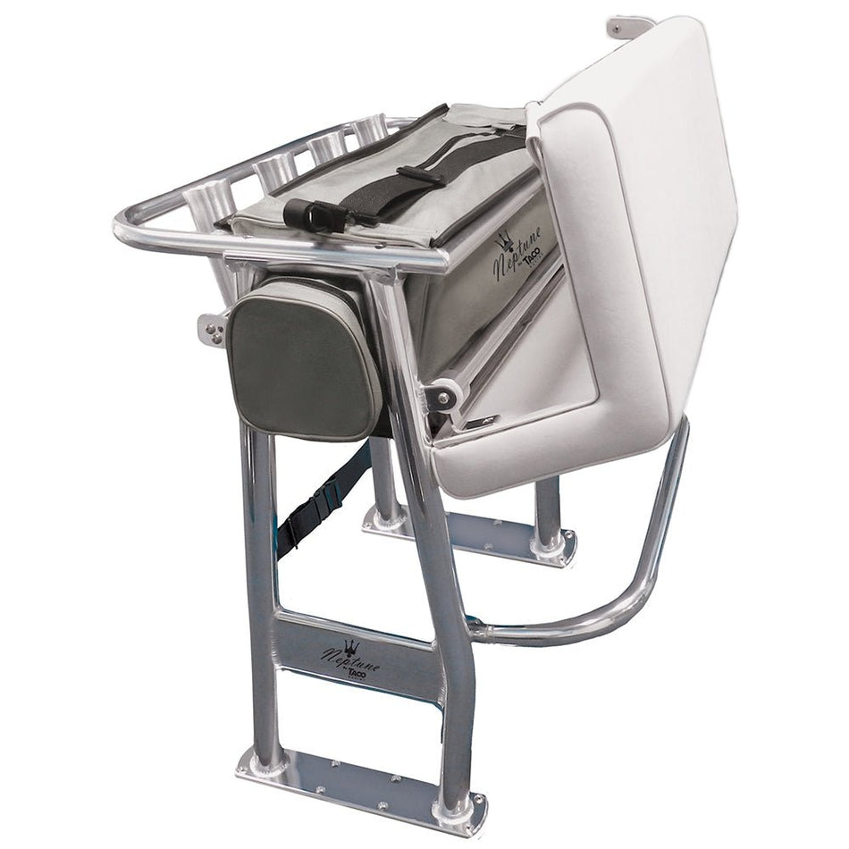TACO Neptune II Leaning Post w/Tackle Storage Bag - Get Tight Gear