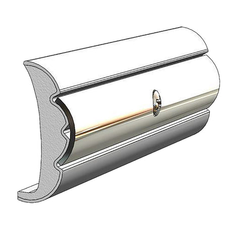 TACO Rigid Vinyl Flex - Core Rub Rail 1.58" x .635" - Frosty White 60' - Get Tight Gear