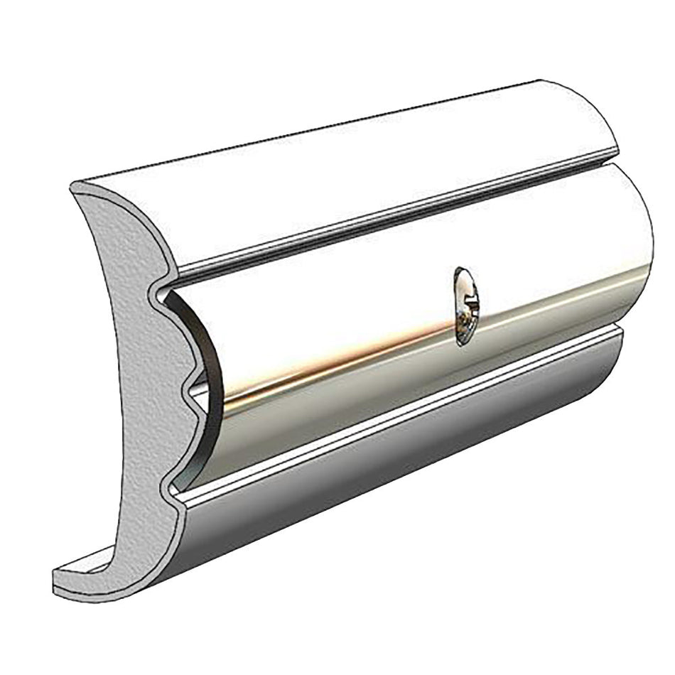 TACO Rigid Vinyl Flex - Core Rub Rail 1.58" x .635" - Frosty White 60' - Get Tight Gear