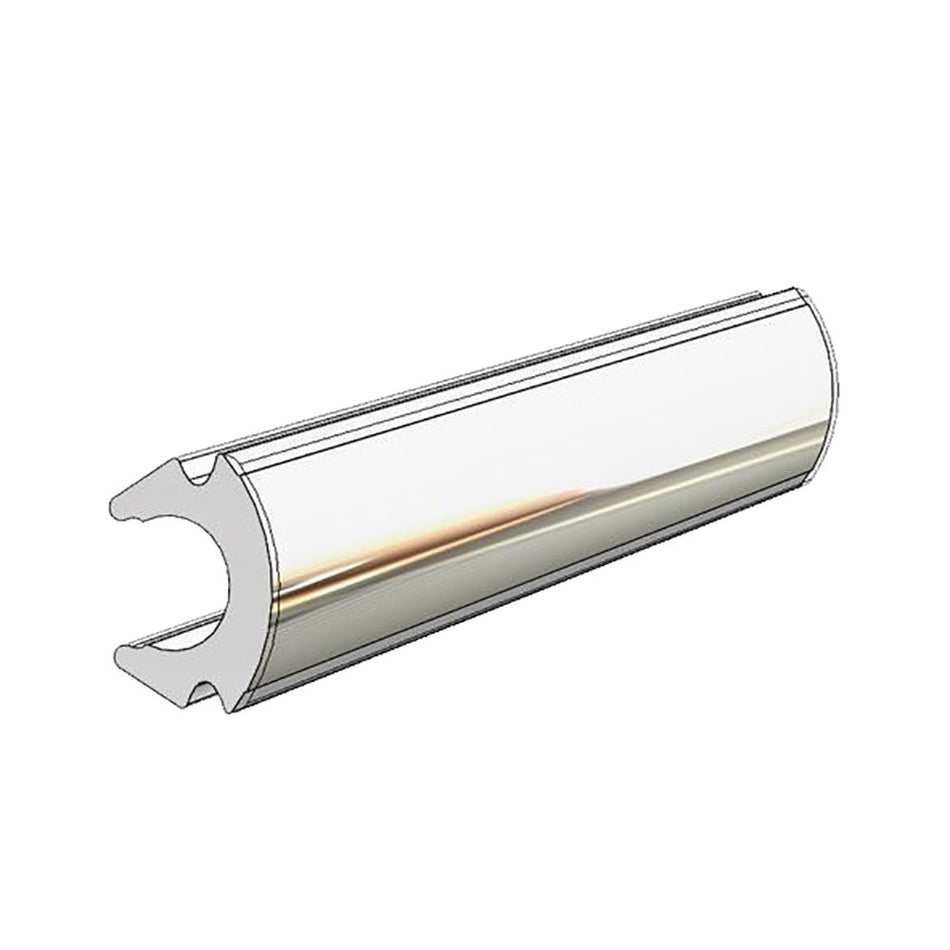 TACO Rub Rail Insert - Flexible Chrome - 80' - Get Tight Gear