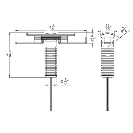 TACO Rub Rail Mounted LED Nav Light Set f/SuproFlex Only - Get Tight Gear