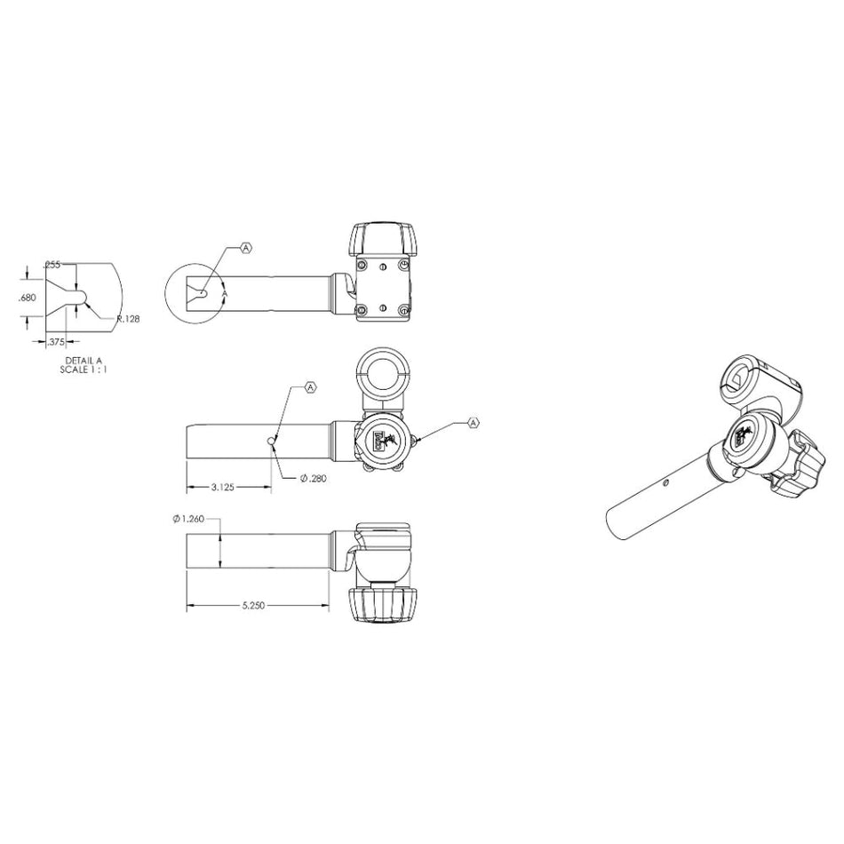 TACO ShadeFin Adjustable Clamp - On Pipe Mount - Get Tight Gear