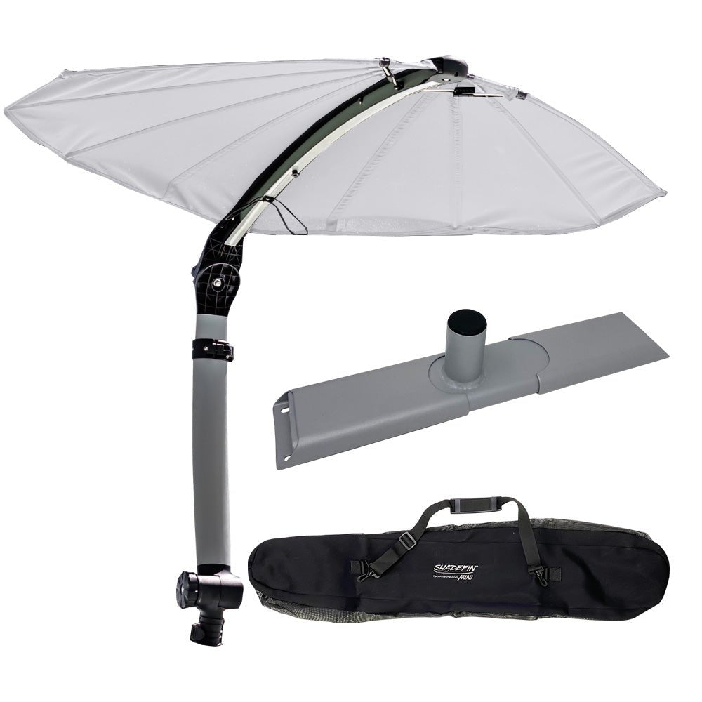 TACO ShadeFin Mini w/White Fabric - Bag & Kayak Mount Kit - Get Tight Gear
