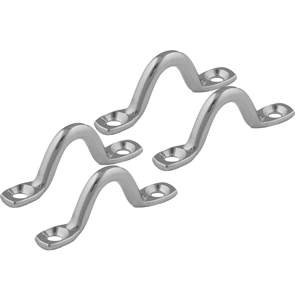 Taco Stamped Stainless Steel Eye Straps (4 Pack) - Get Tight Gear