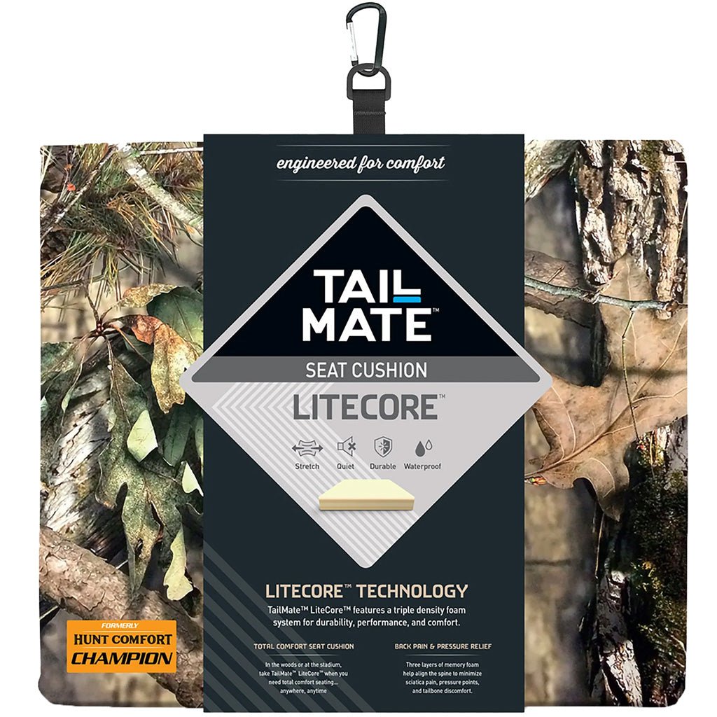 Tail Mate LiteCore Seat Cushion Mossy Oak - Get Tight Gear