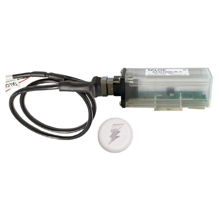 TALOS Remote Housing Lightning Detection System w/10' Cable - White Round Indicator w/Translucent Housing - Get Tight Gear