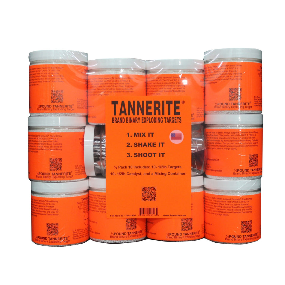 TANNERITE BRICK 1/2LB TRGT 10/PK - Get Tight Gear