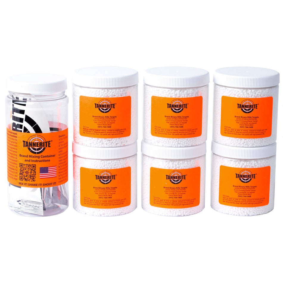 TANNERITE STRT KIT 6 - 1/2LB TRGTS - Get Tight Gear