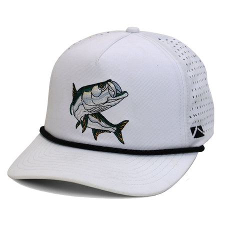 TARPOON 5 - Panel Perforated Performance Rope Cap - Get Tight Gear