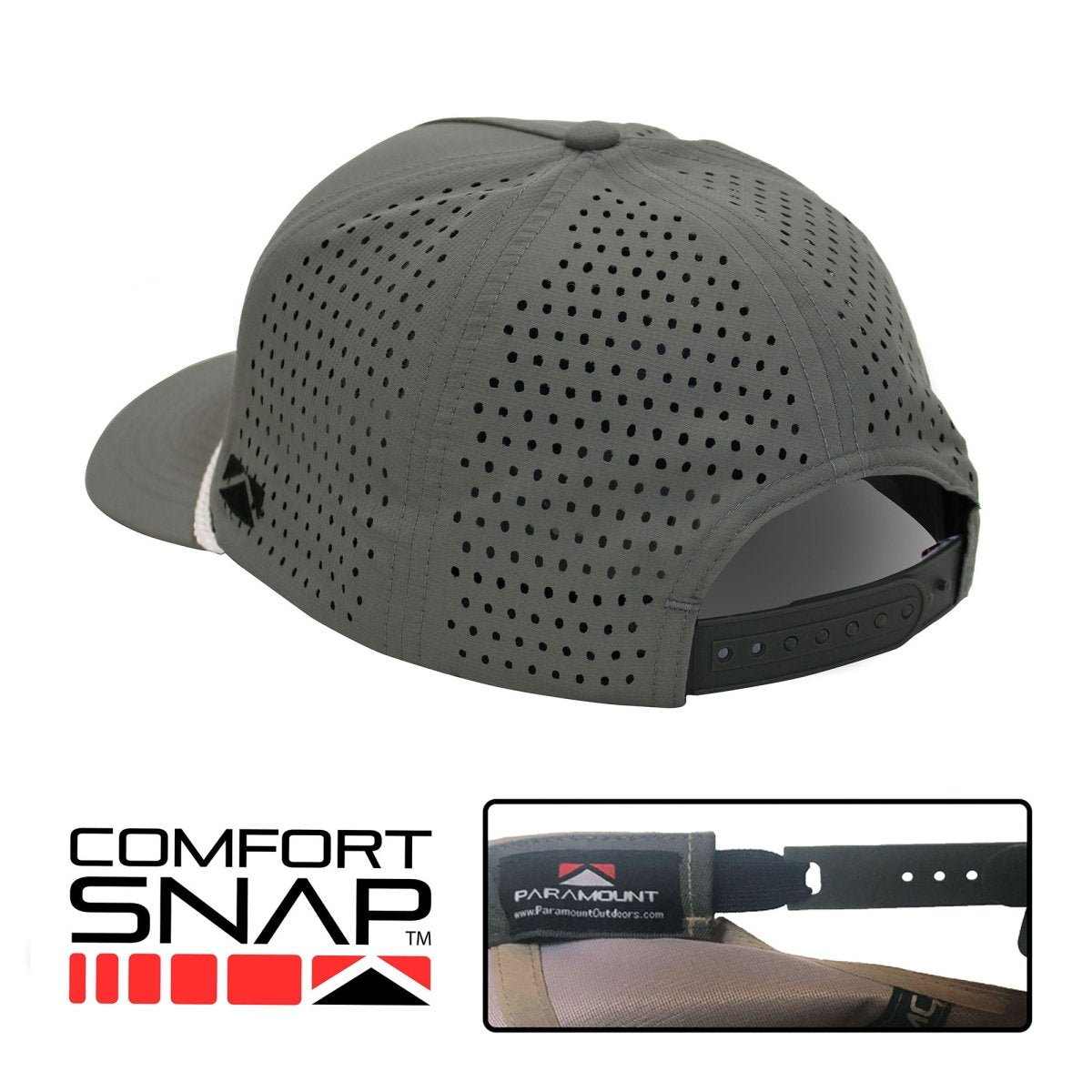 TARPOON 5 - Panel Perforated Performance Rope Cap - Get Tight Gear