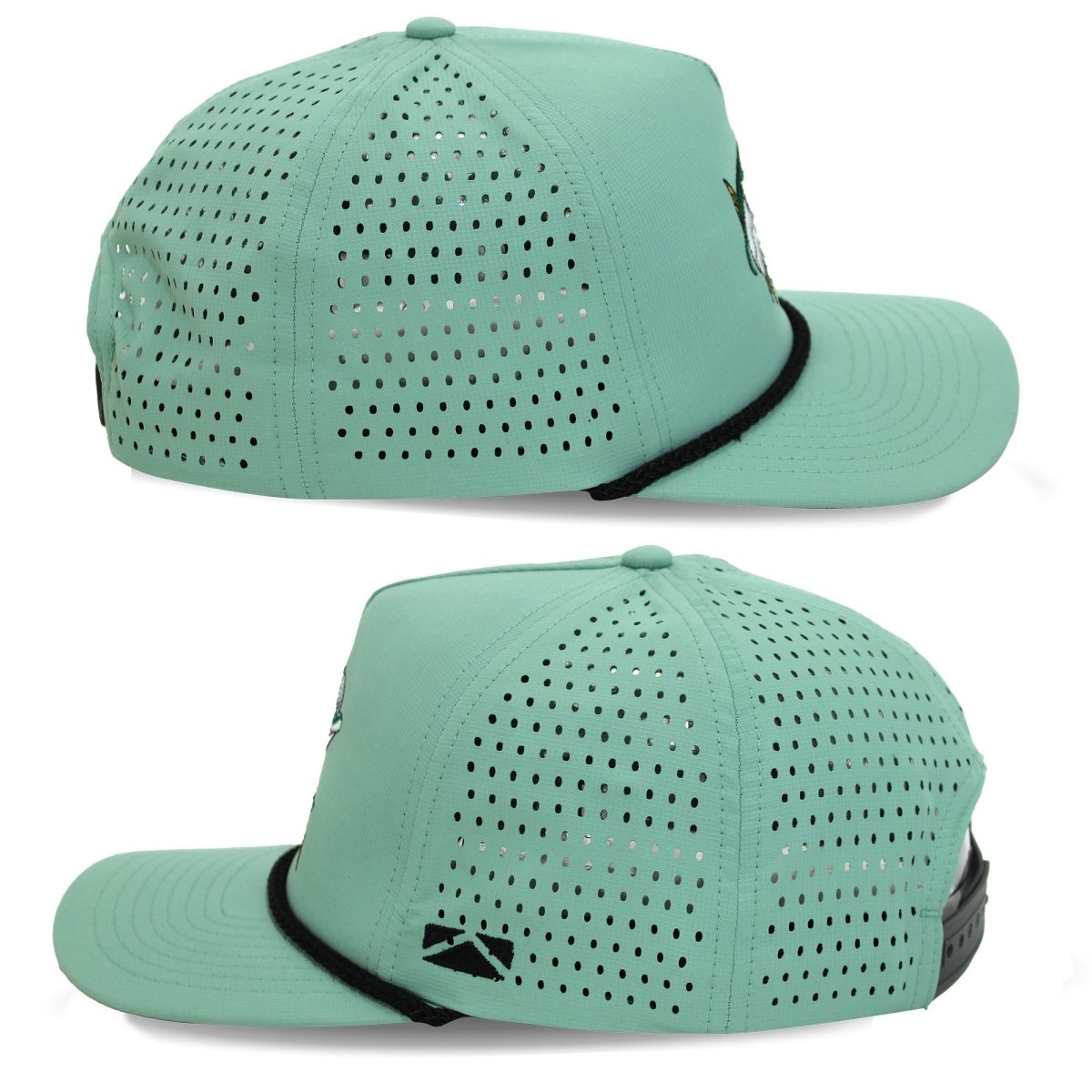TARPOON 5 - Panel Perforated Performance Rope Cap - Get Tight Gear